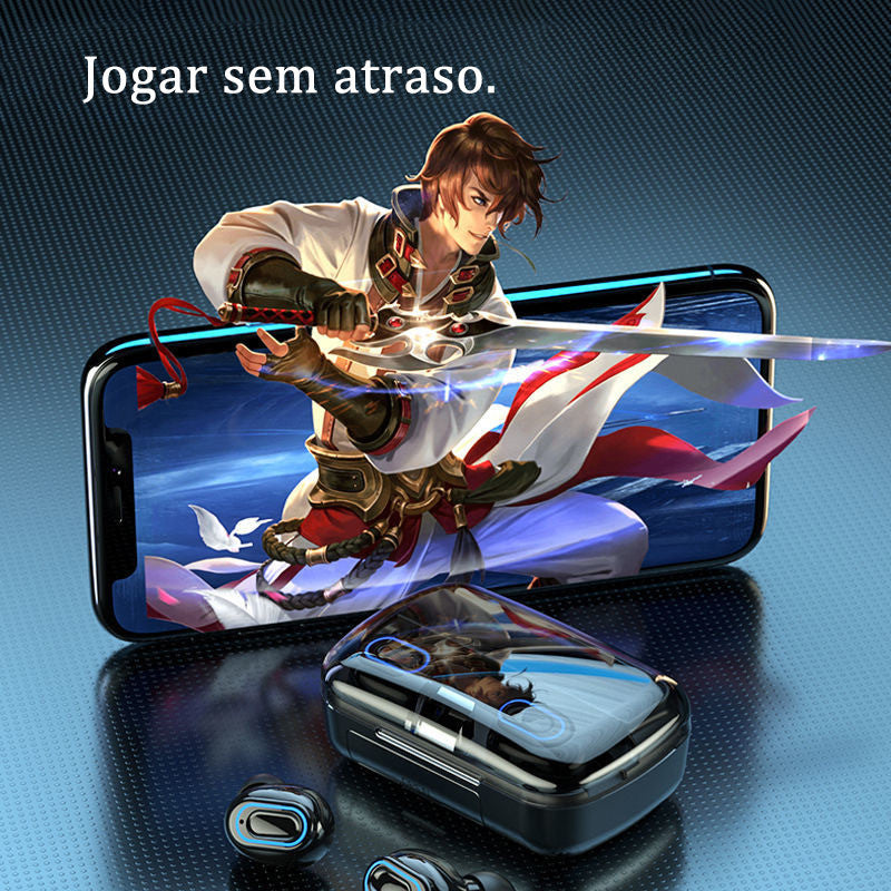 SUPER M10 Fone De Ouvido Bluetooth 5.1 Sem Fio TWS Touch Redução de Ruído À Prova D 'Água
