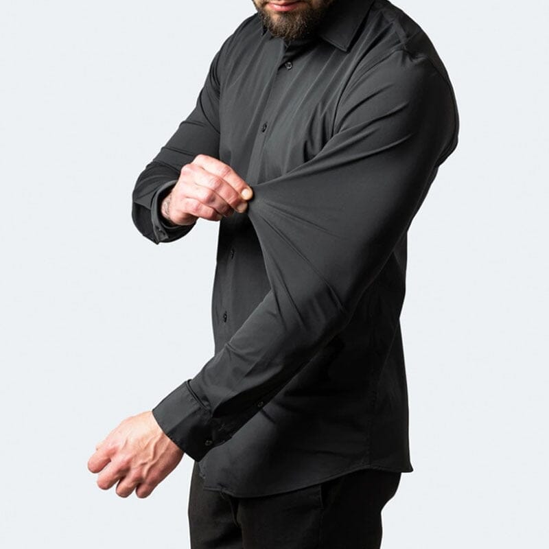 Camisa Flexível Ultra Comfort® Tecido Seda Gelo - Não amarrota Vestuário Masculino Direct Ofertas