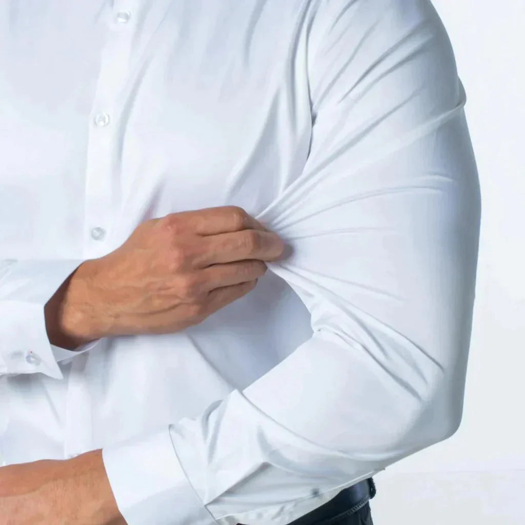 Camisa Flexível Ultra Comfort® Tecido Seda Gelo - Não amarrota Vestuário Masculino Direct Ofertas