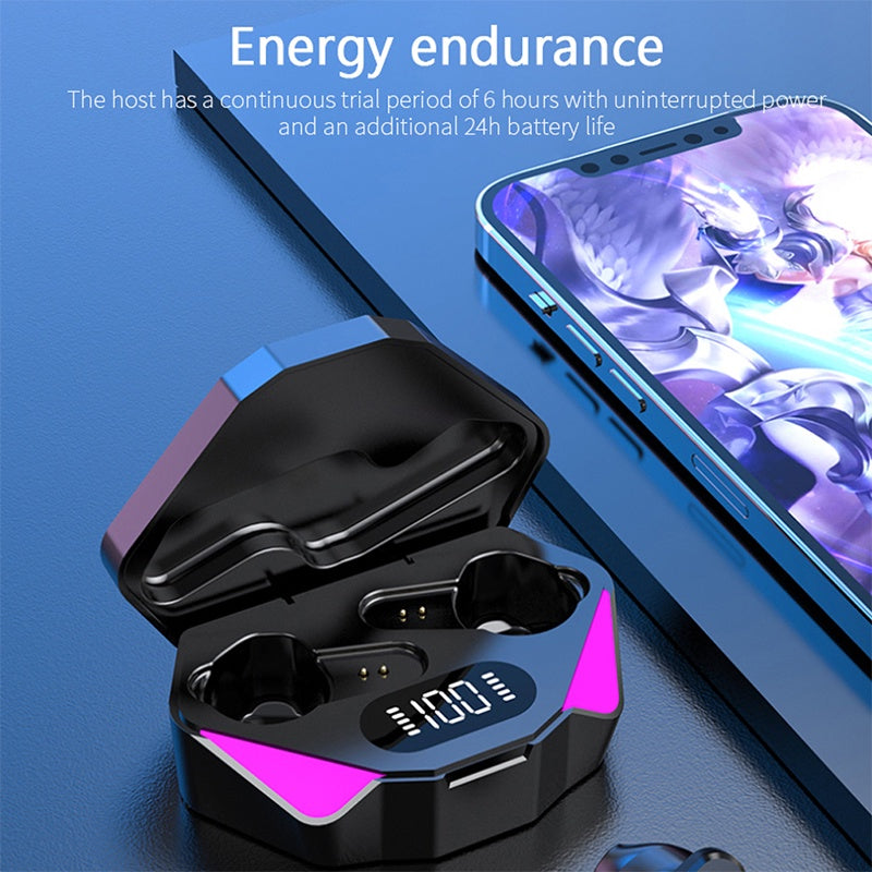 SUPER X15 TWS Fones De Ouvido Bluetooth 5.0 Sem Fio Estéreo Surround Atraso Para Jogos Ruído Cancelando Com Microfone