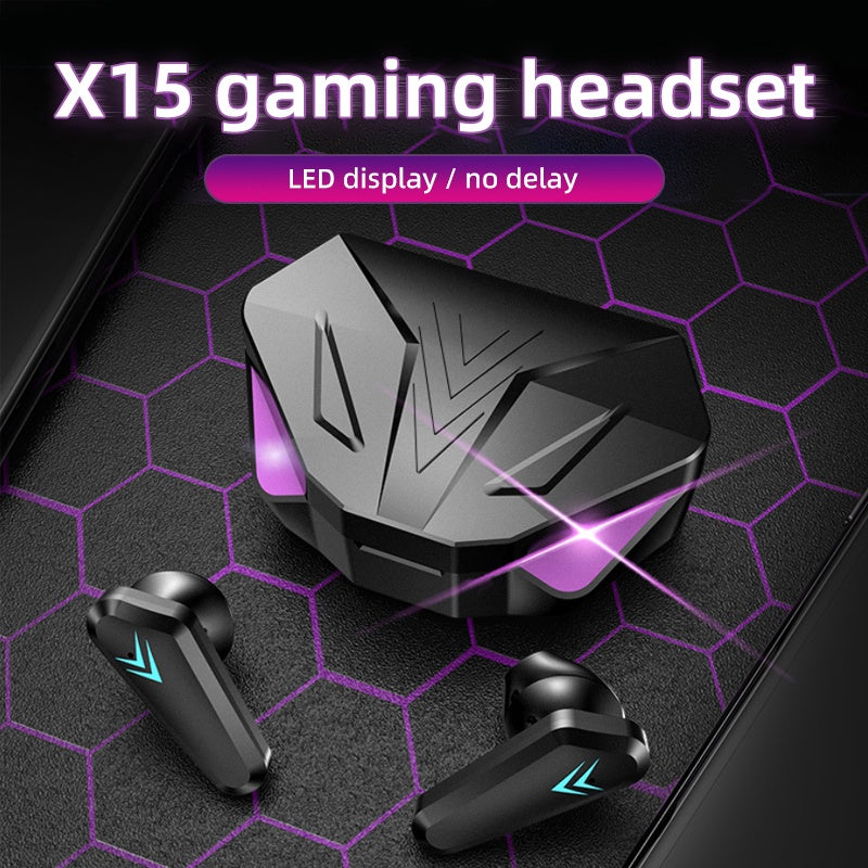 SUPER X15 TWS Fones De Ouvido Bluetooth 5.0 Sem Fio Estéreo Surround Atraso Para Jogos Ruído Cancelando Com Microfone