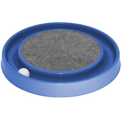 Super Arranhador Redondo Para Gato Relax Com Bolinha Miau
