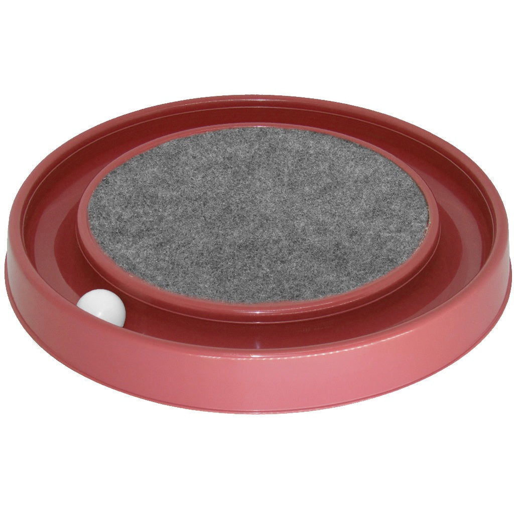 Super Arranhador Redondo Para Gato Relax Com Bolinha Miau