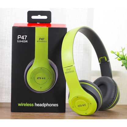 SUPER Fone P47 Headphone Sem Fio Estéreo Redução de Ruídos Bluetooth 5.0 Universal -P47/Y08